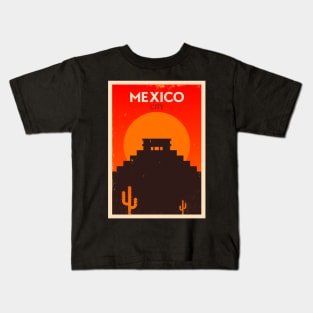 Mexico Poster Design Kids T-Shirt